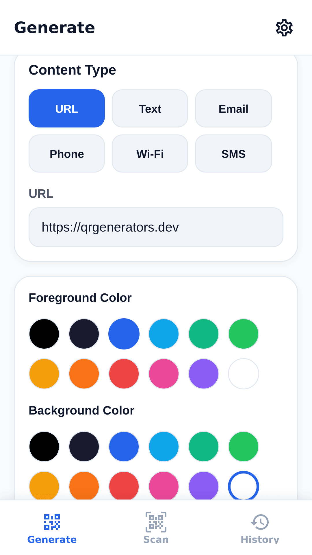 Lo que produce un generador gratuito compatible con logotipos: la pantalla de resultados