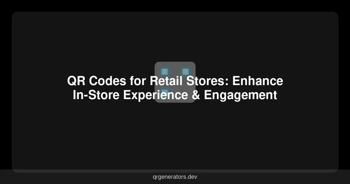 Códigos QR para Tiendas Minoristas: Mejora la Experiencia en Tienda y el Compromiso