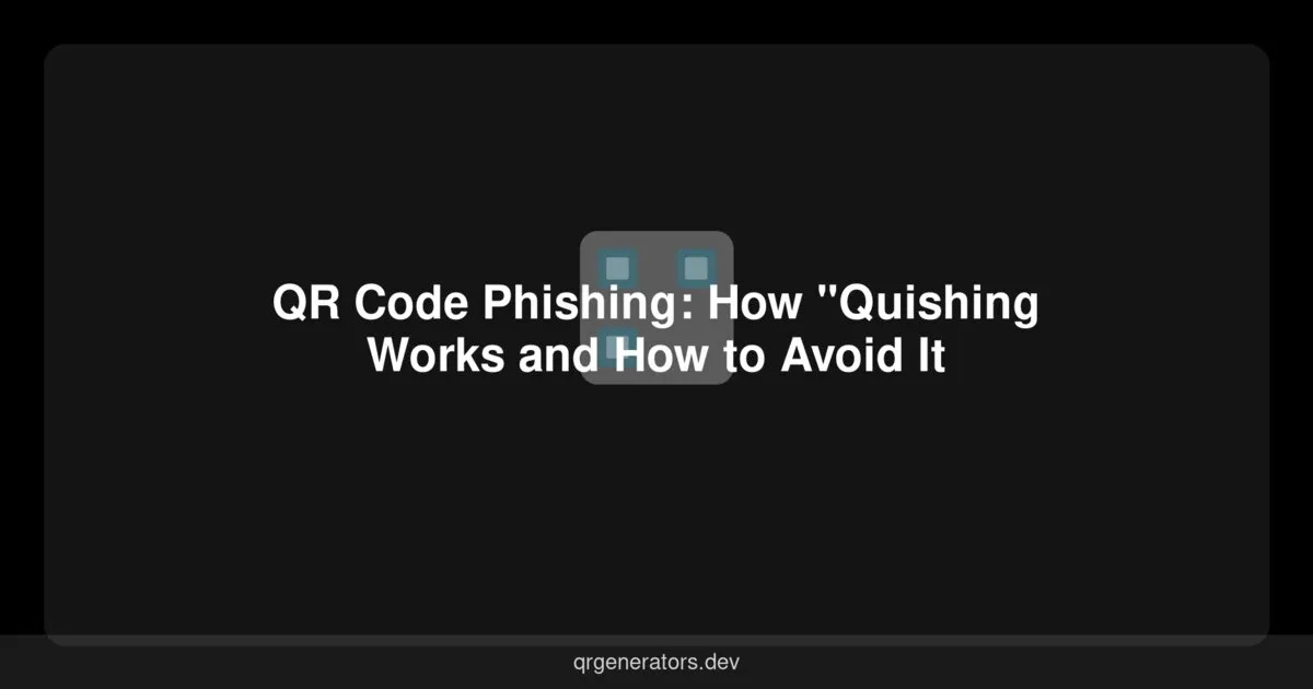 Phishing con Código QR: Cómo Funciona el "Quishing" y Cómo Evitarlo