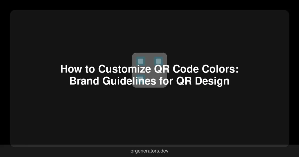 Cómo Personalizar los Colores de los Códigos QR: Guía de Marca para el Diseño QR