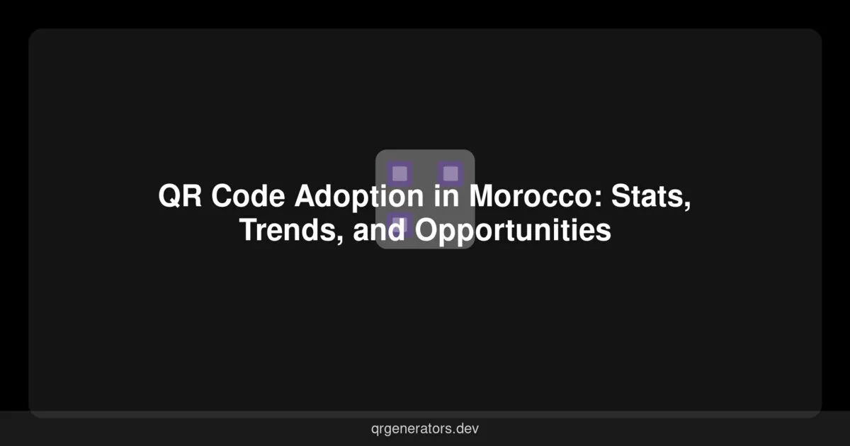 Adopción de Códigos QR en Marruecos: Estadísticas, Tendencias y Oportunidades