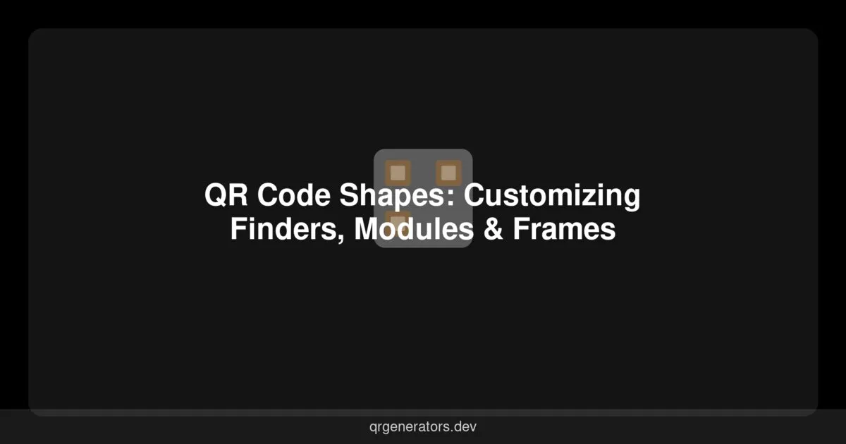 Formas de Códigos QR: Personalizando Buscadores, Módulos y Marcos