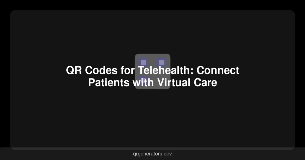 Códigos QR para Telemedicina: Conecta Pacientes con Atención Virtual